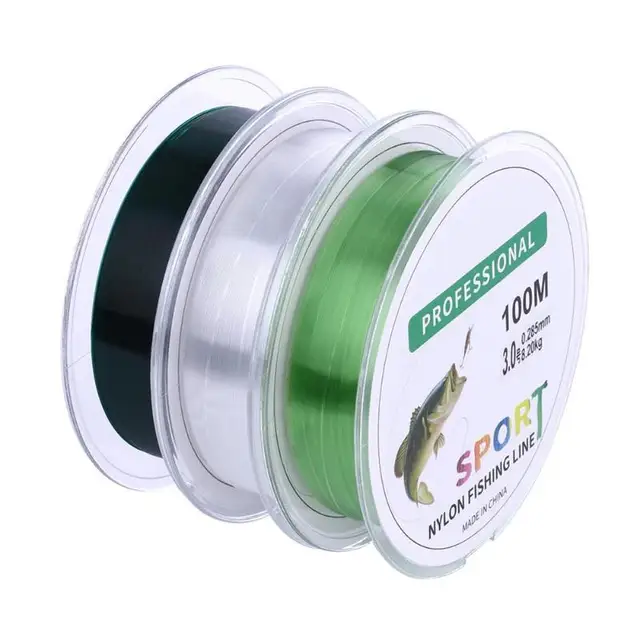 100m Nylon Fishing Line Super Strong Fishline Fishing Tackle for Bass