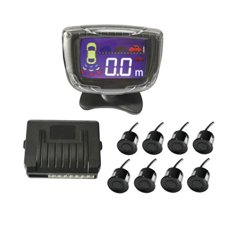 

8 Buzzer Front Rear view Car Parking Sensor For All Cars Reverse Radar detector Monitor System Parktronic Assistance Sound Alert