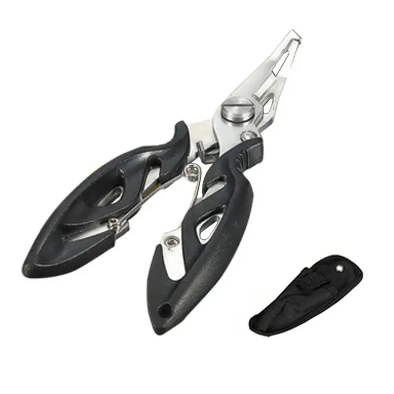  3 Colors Multi-function Curved Fishing Pliers Stainless Fish Plier Fishing Tools + Bag Suitable For - 32991848125