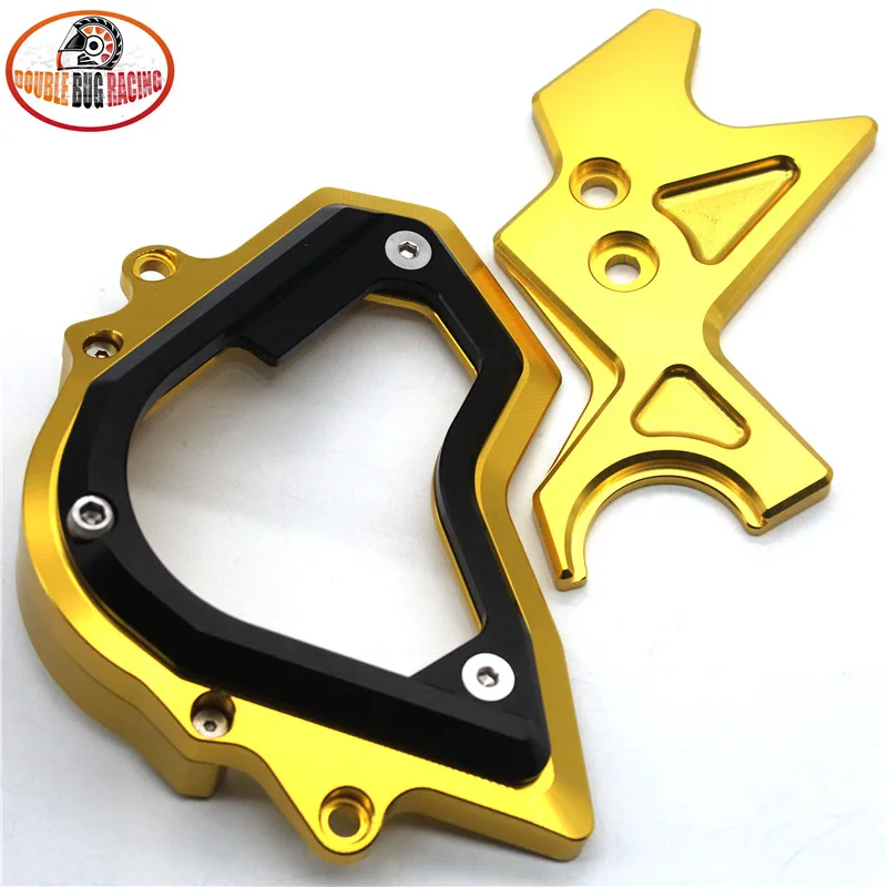 Алюминиевая передняя Звездочка цепи для мотоцикла CNC Левая крышка двигателя Kawasaki