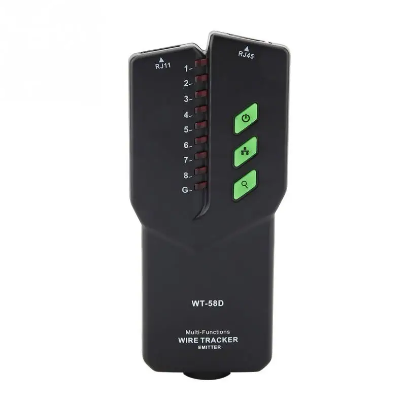 MESTEK WT 58D ручной сетевой кабель тестер линия Finder телефонного провода детектор