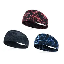 Новая Мода Граффити освещение эластичная абсорбирующая повязка для йоги и бега головные уборы для ношения в спортзале