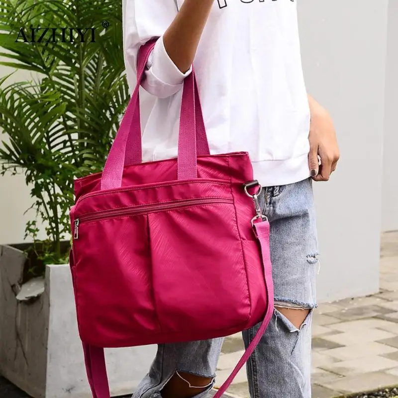 

Casual Nylon Shoulder Bags Messenger Totes Women Pure Crossbody Handbags