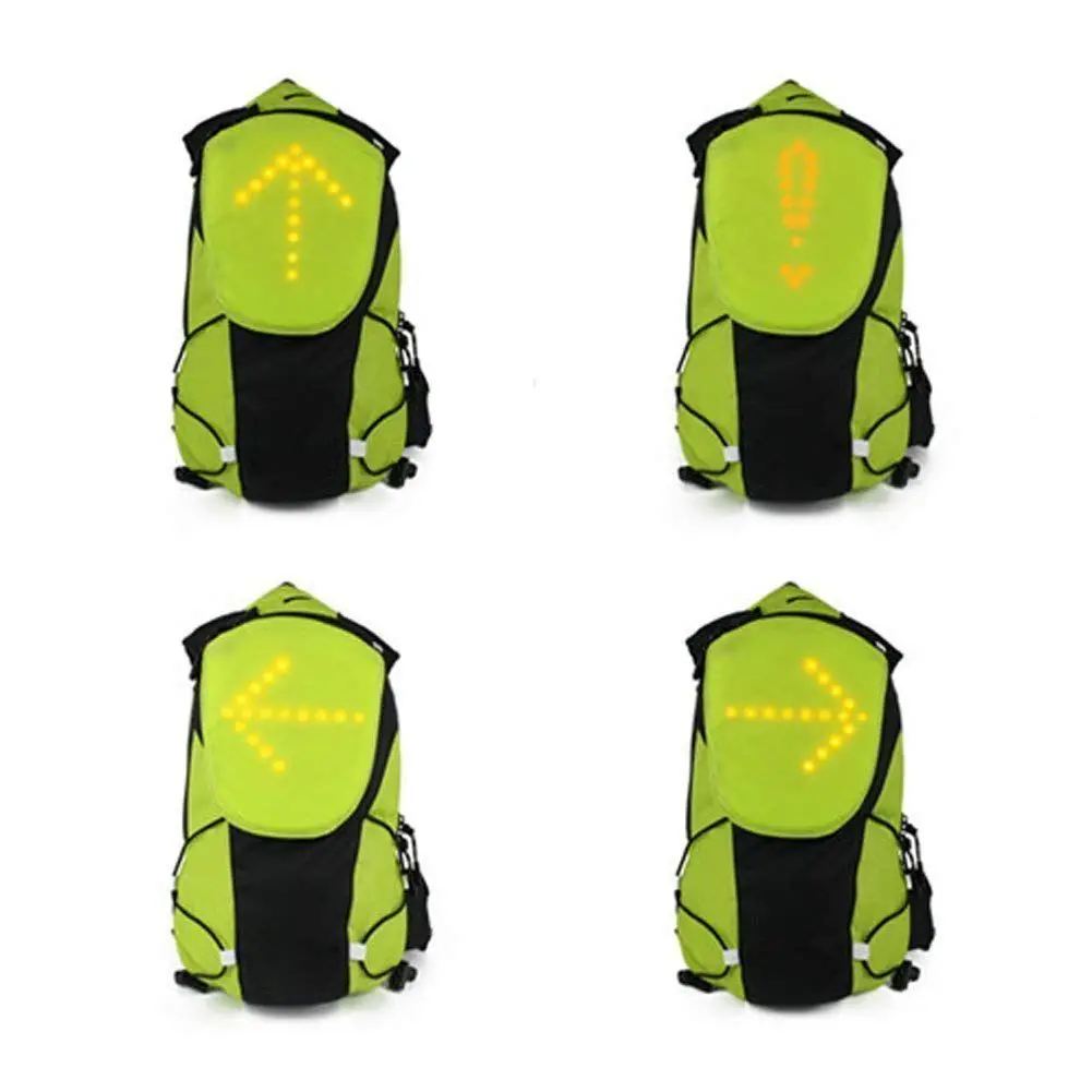 Excellent SEWS-LED Turn Signal Light Reflective Vest Backpack/Waist Pack/Business/Travel/Laptop/School Bag Sport Outdoor Waterproof for 3