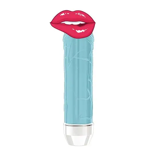 Lisa Vibrator Multispeed Turquoise Consolator Dildo | Красота и здоровье