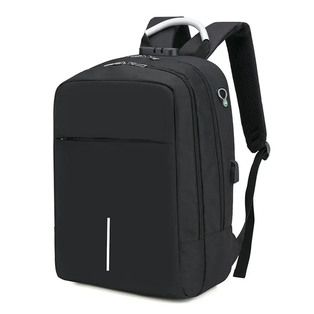 Grey/Black/Blue 15 inch Laptop Backpack USB Charging Anti Theft ...