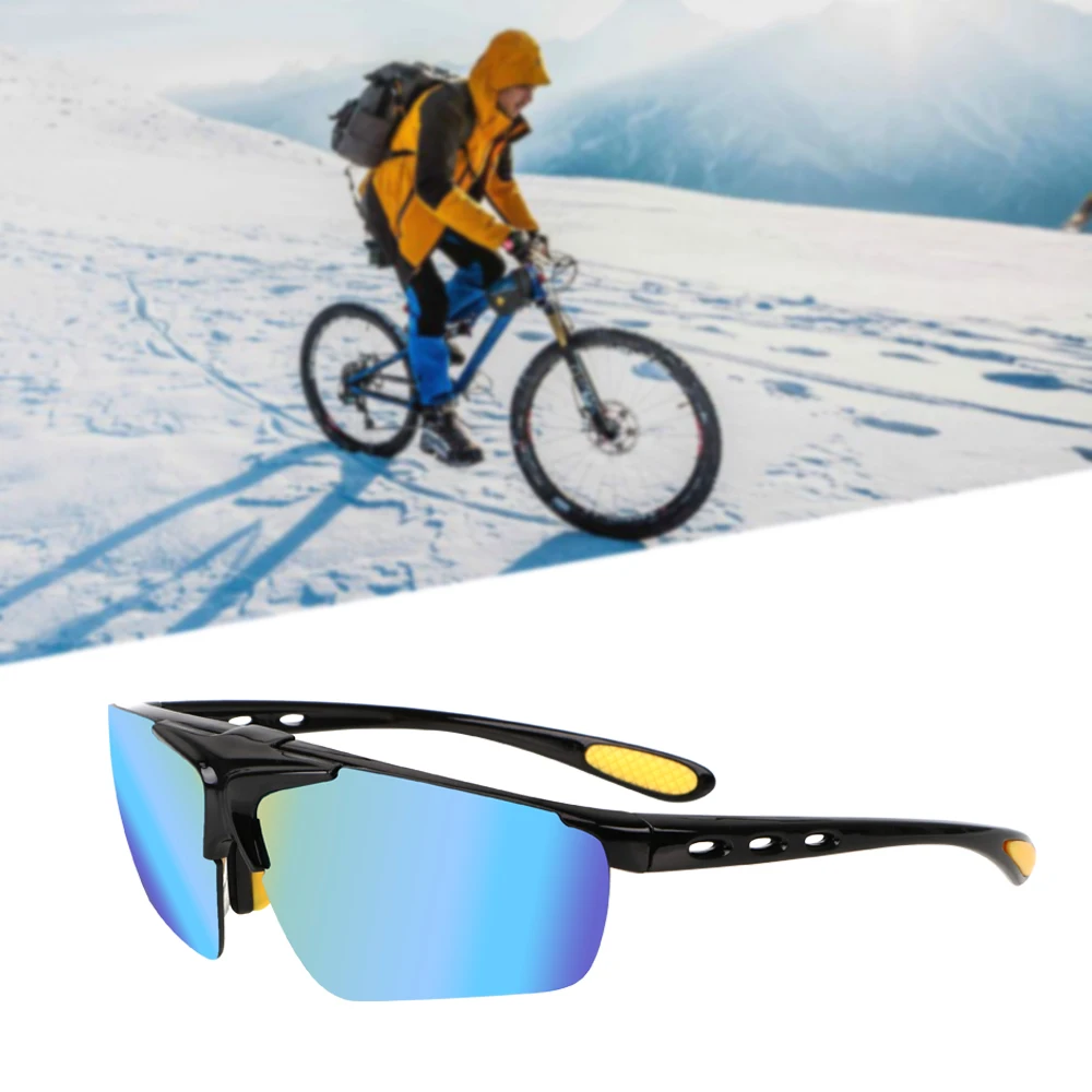 YOSOLO, автомобильные очки ночного видения, очки для мотокросса, велосипедные солнцезащитные очки, откидная крышка, очки для водителей ночного видения, Антибликовая УФ-защита