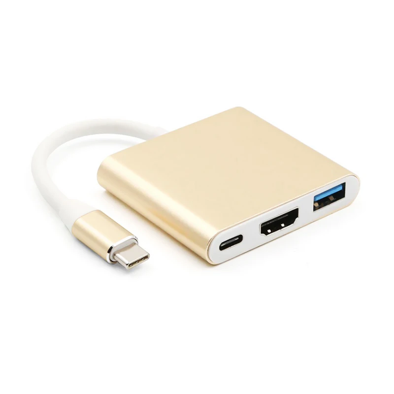 4K USBC 3 1 концентратор конвертер USB C Тип к 0/HDMI/TypeC женское зарядное устройство AV