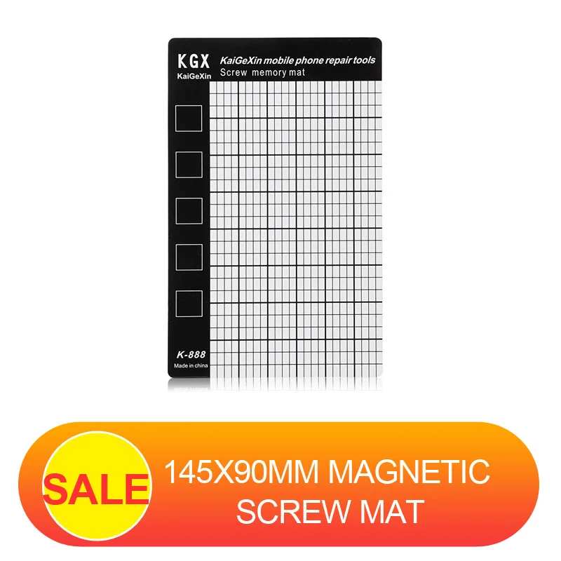

Bakeey 145x90mm Magnetic Screw Mat Phone Tablet Repair Tools Screws Storage mat Memory Chart Working Pad for iphone for Samsung