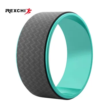 

REXCHI Yoga Wheel Circle Gym Fitness Crossfit Loop Waist Shape Yoga Pilates Bodybulding Exercise Workout Training Accessories