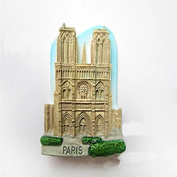 

France Notre Paris Fridge Magnet 3D Landscape Refrigerator Magnets Travel Souvenirs Home Decoration