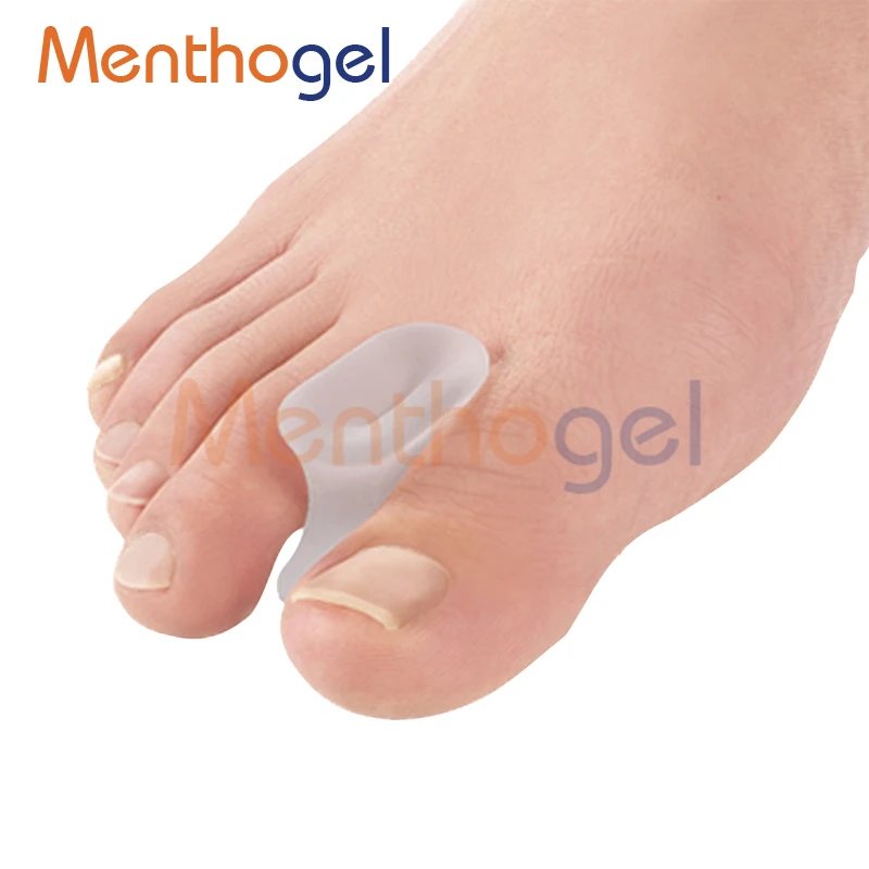 Ментогель Hallux Valgus Стельки силиконовые пальцы 1 отверстие носок сепараторная