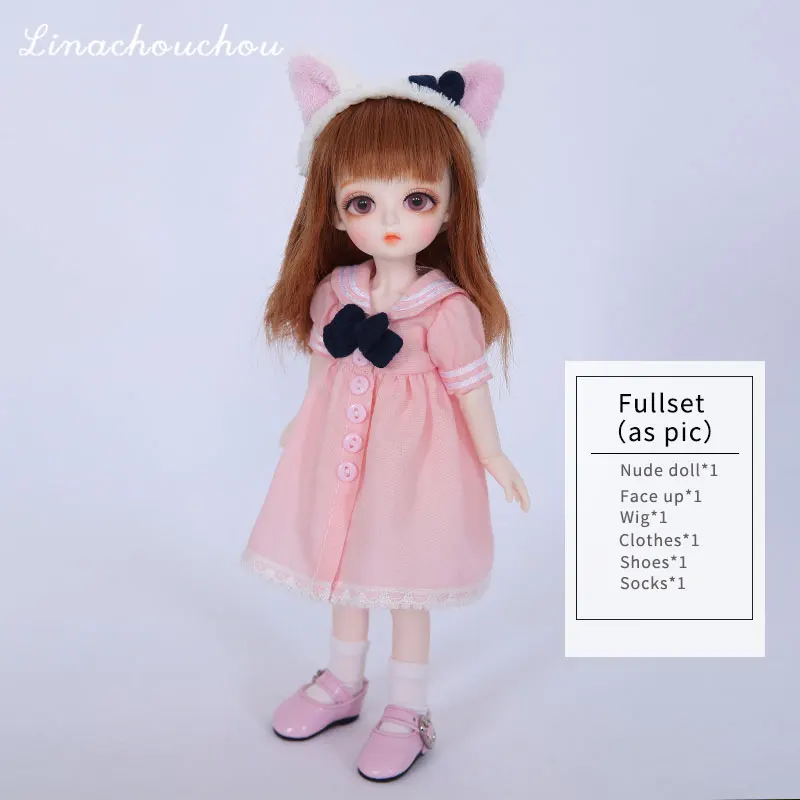 LinaChouchou Miu хлопок конфеты крем Хлоя Дейзи 1/6 BJD SD Кукла Смола Модель Fullset посылка
