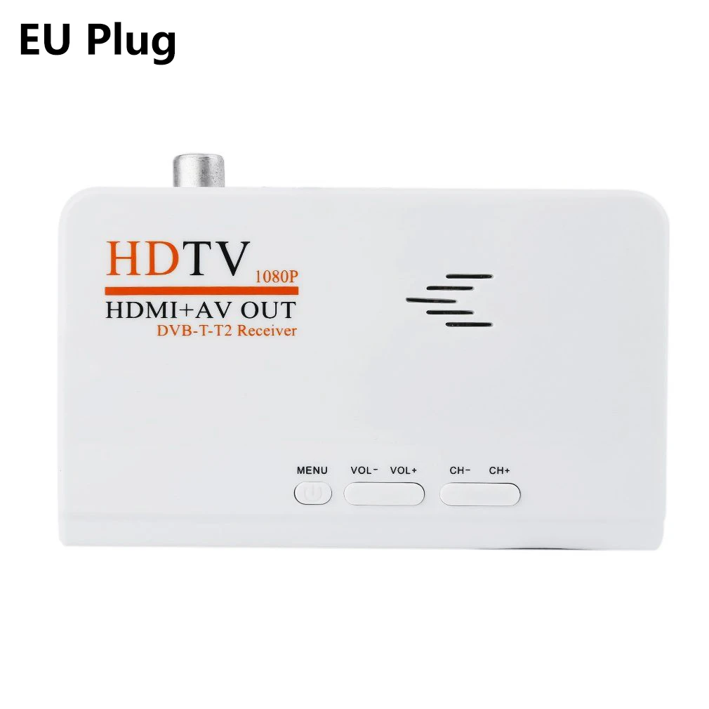 OPQ HD 1080P DVB T/T2 TV Box AV CVBS цифровой наземный тюнер приемник Empf? nger|Спутниковое ТВ| |
