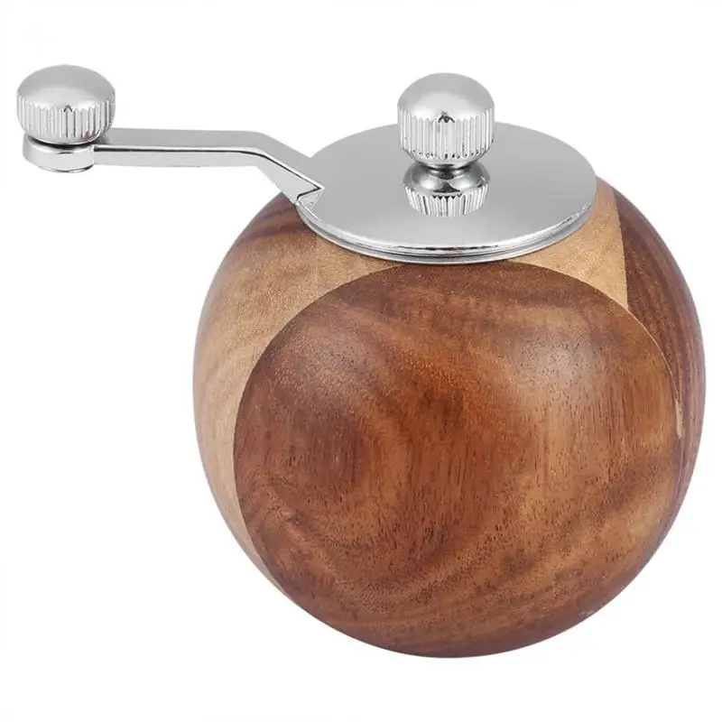Wooden Grinder Natural Useful Manual Pepper Salt And Ball Shape Bottle Kitchen Tool New | Дом и сад