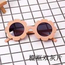 Emmaaby/ модные милые детские солнцезащитные очки для мальчиков и девочек, черные, оранжевые, коричневые