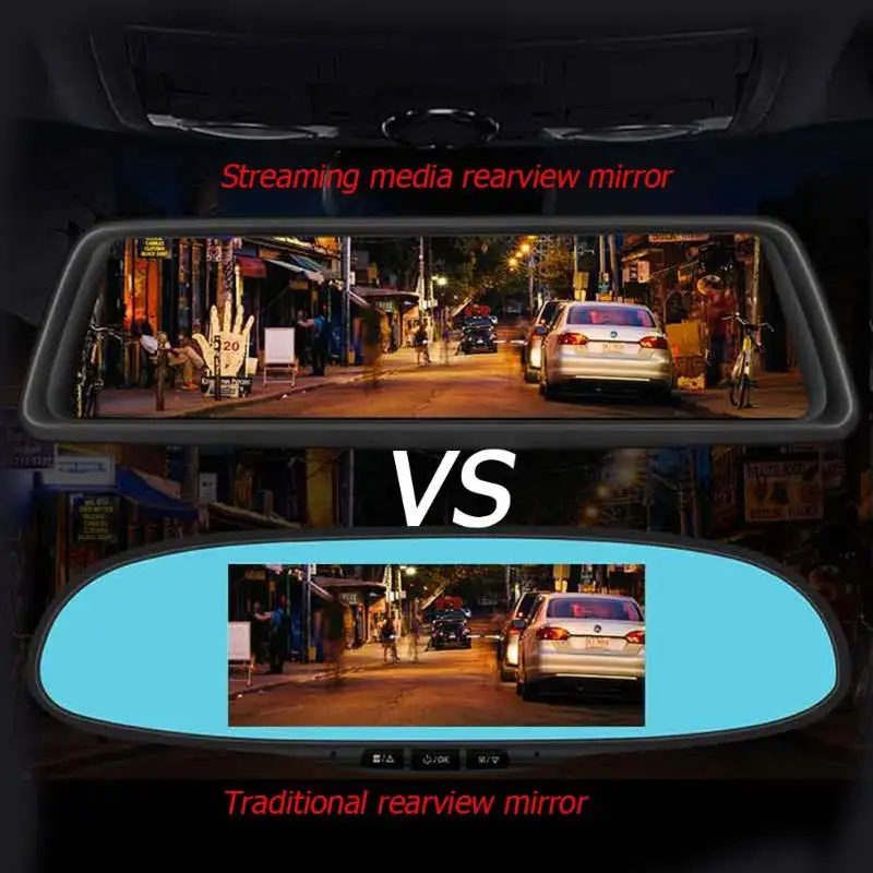  Phisung 988 inch IPS Touchscreen Octa-core 4g WiFi 1296 p Auto Rückspiegel DVR Video Recorder GPS D