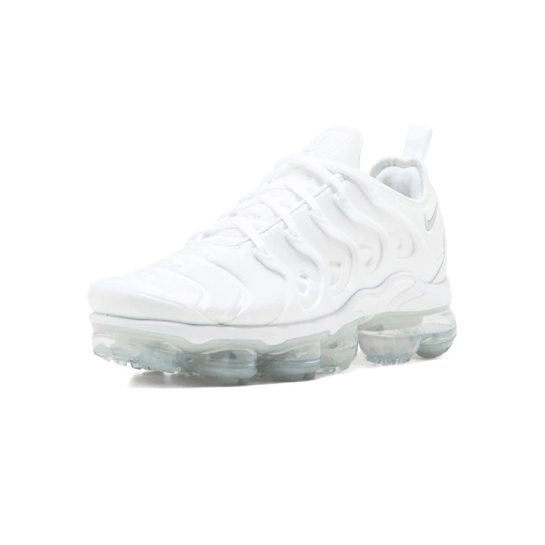 Nike Air Vapormax Plus White Running Shoes Breathable Mans Sports Sneakers #924453-100 Nike Air Vapormax Plus White Running Shoes Breathable Mans Sports Sneakers #924453-100