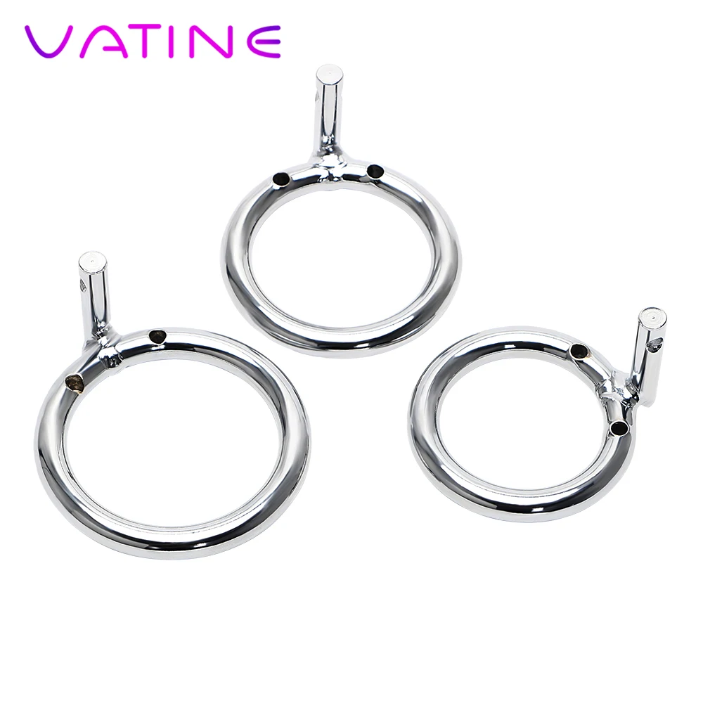 

VATINE Anti Erection Penis Rings Cock Cages Additional Spares Male Chastity Device Scrotum Clamp Sex Toys for Men Male