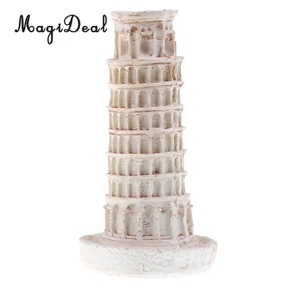 

MagiDeal DIY Kit Resin Tower of Pisa Italy Building Model Scene Sand Scenery for Diorama Landscape Office Room Decor Toy Gift