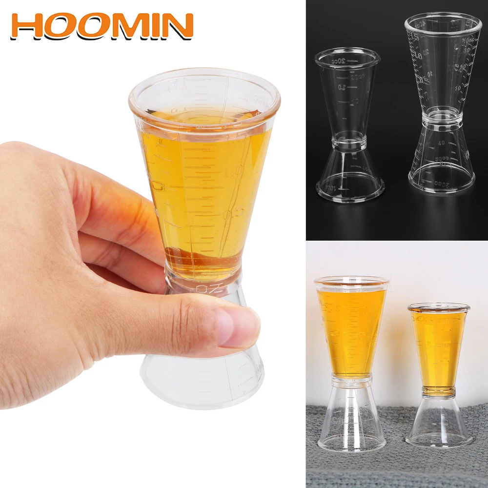 

HOOMIN Cocktail Shaker Jigger Short Drink Measurement Cocktail Measure Cup Measuring Cup Bar Accessories For Home Bar Party