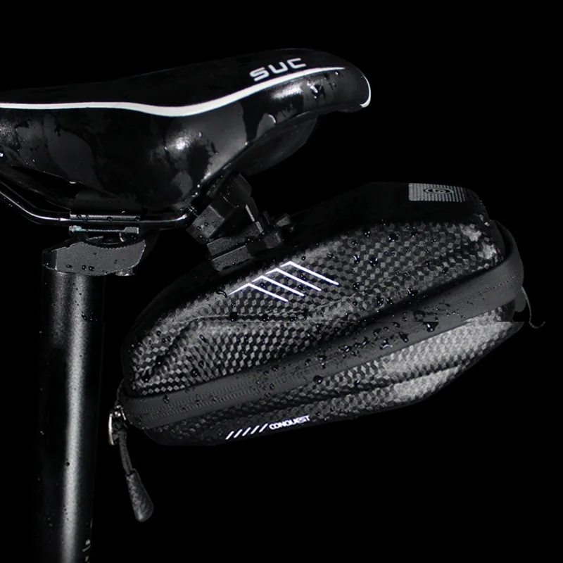 WILD MAN New Anti-Press Cycling Saddle Bag Waterproof Bicycle Seat Bag Rainproof Tools Bag Pouch Bike Equipment