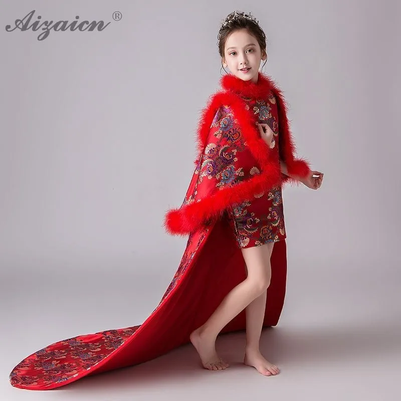 cheongsam kid dress