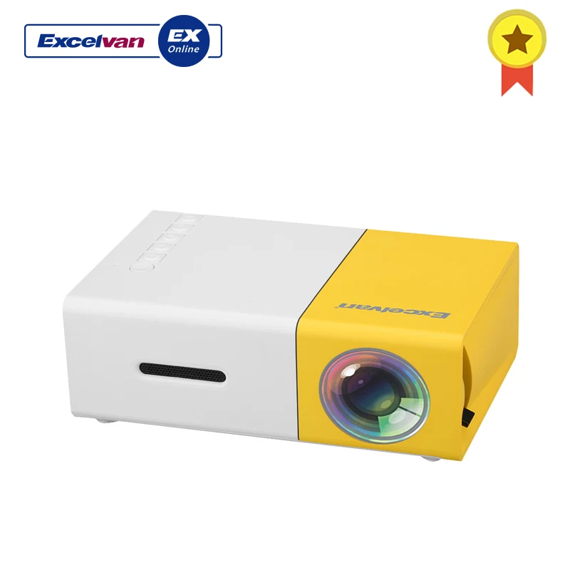 Excelvan YG300 المنزل جهاز عرض صغير 320X240 P دعم 1080 P AV USB SD بطاقة HDMI واجهة للأطفال اللعب التعليم Led الكشافات Excelvan YG300 المنزل جهاز عرض صغير 320X240 P دعم 1080 P AV USB SD بطاقة HDMI واجهة للأطفال اللعب التعليم Led الكشافات