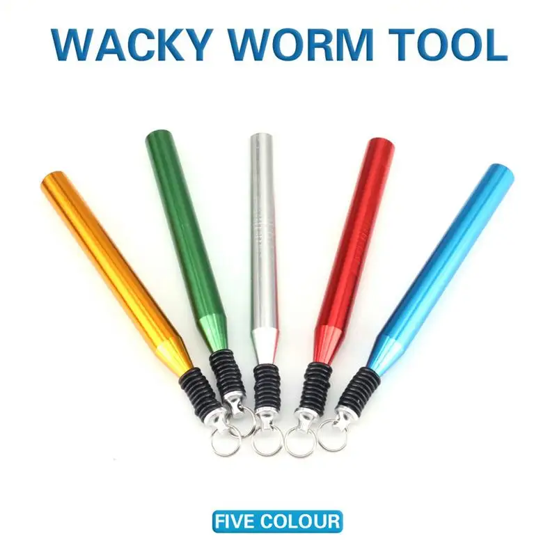 5 цветов Высокое качество WACKY Worm Rig уплотнительное кольцо инструмент для Senkos Stick мягкие приманки рыболовные приманки снасти Pesca Acesorios