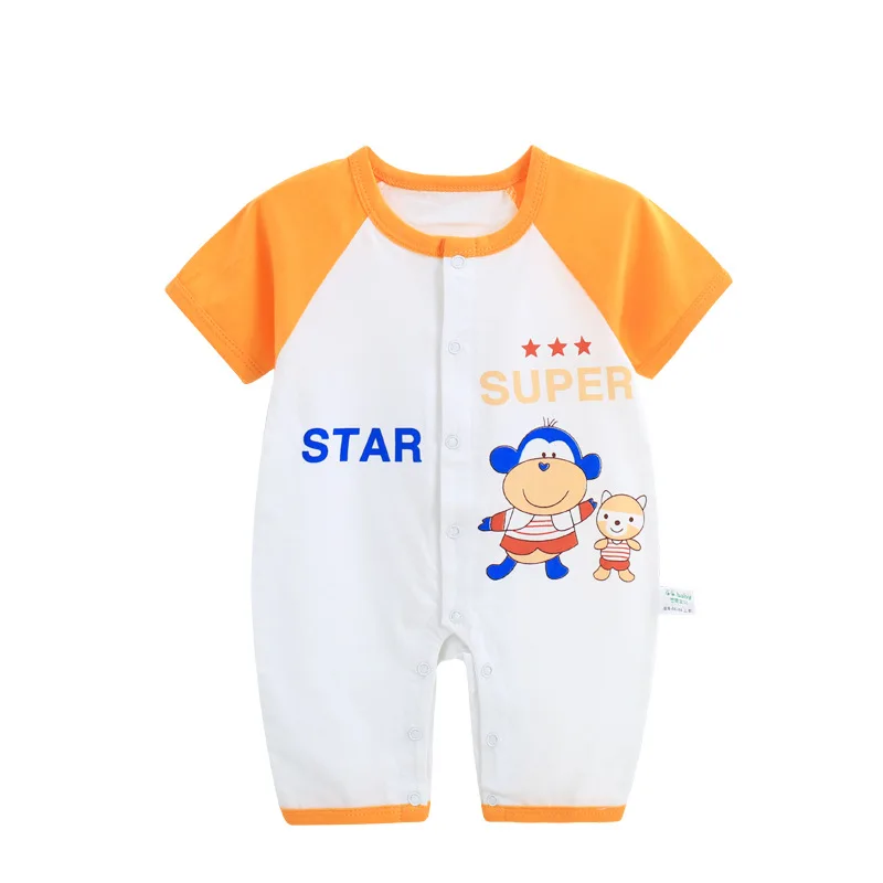 

Hot style summer baby romper suit new baby Siamese clothes summer short-sleeved climb clothes