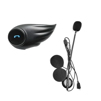 

F1 Motorcycle Helmet Intercom Bluetooth Headphones Wireless Interphone Headsets 800-1000M Intercom Distance Hands-free with Mic