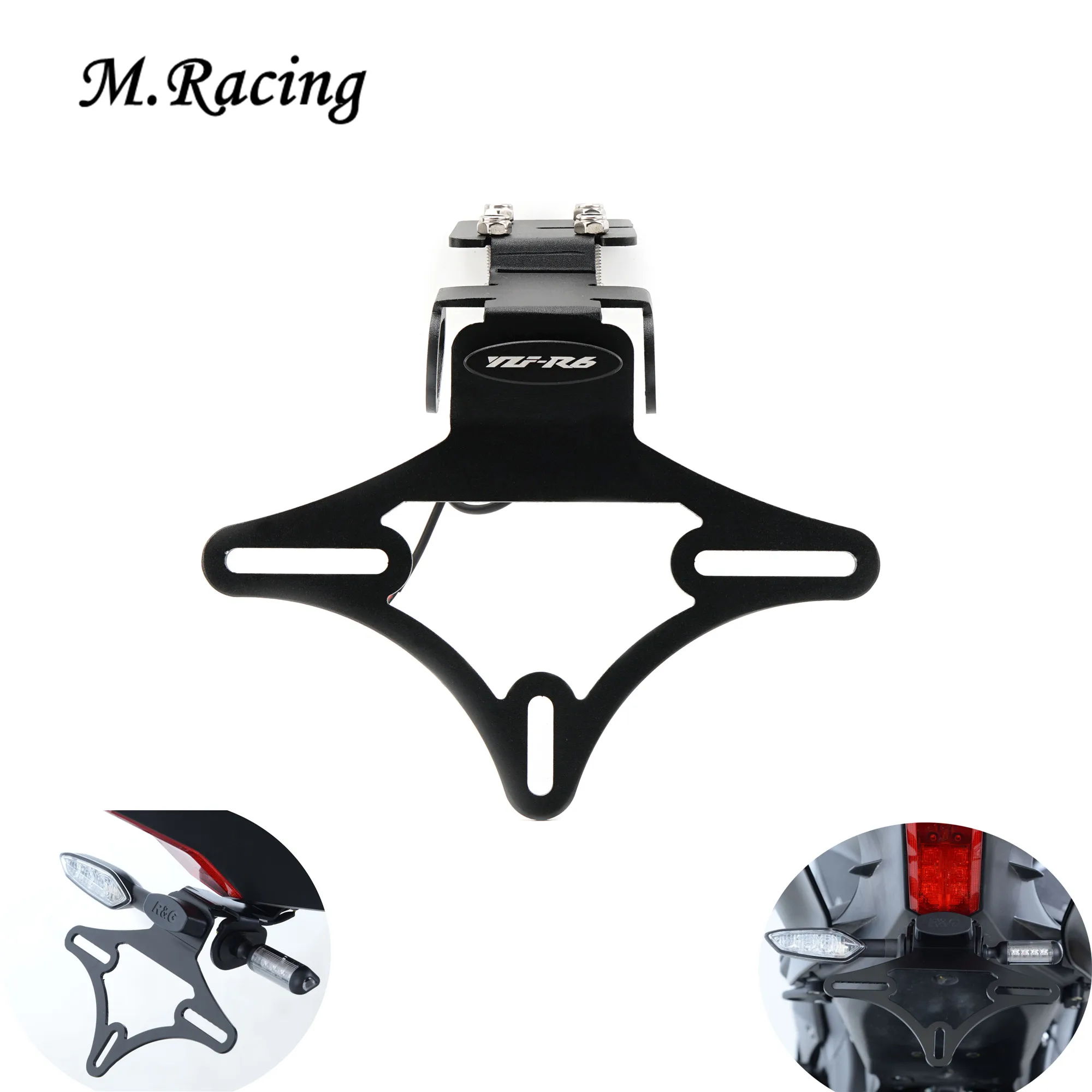 

Motorcycle License Plate Holder License Bracket Tail Tidy For Yamaha R6 YZF R6
