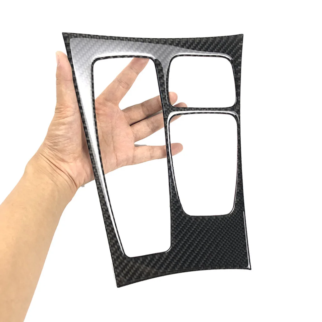 

Carbon Fiber Car Gear Shift Box Panel Covers Fit BMW E70 E71 X5 X6 2008-2013