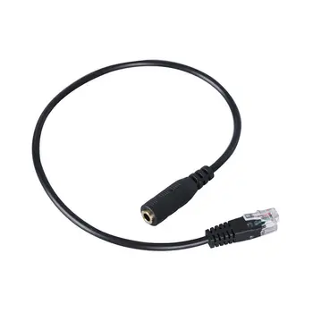 

3.5mm Plug Jack to RJ9 for iPhone Headset to Cisco Office Phone Adapter Cable