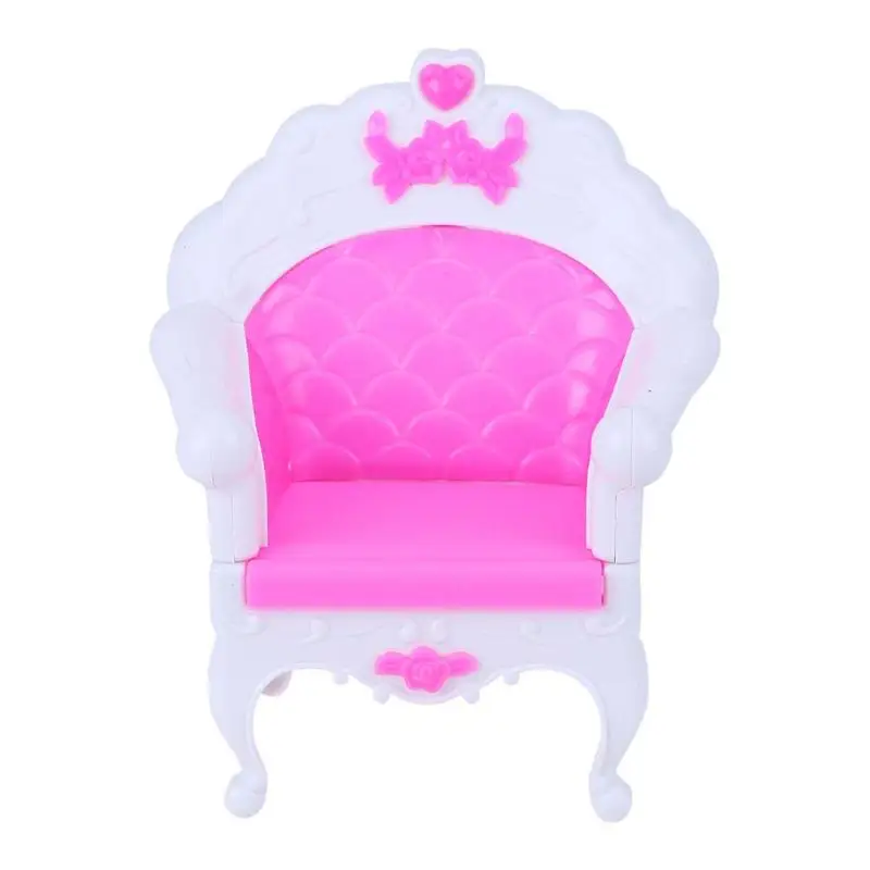 

Princess Sofa Armchair New Europe Style Girls Pretend Play Toy Sweet Dreamlike Furniture toys baby Doll Accessories Gift