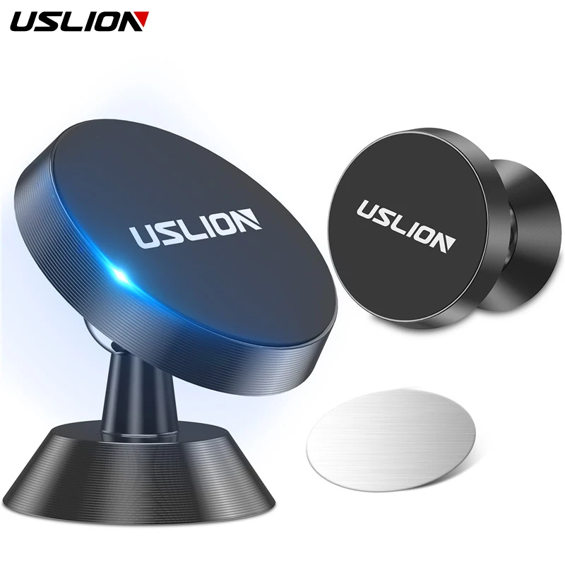 USLION Magnetische Auto Telefon Halter Für iPhone XS X Samsung Magnet Halterung Auto Halter Für Tel