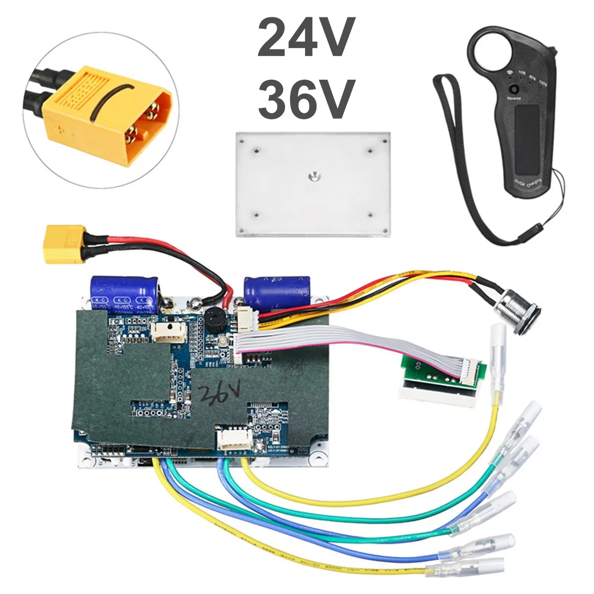24/36 V حزام مزدوج المحرك الكهربائية لوح التزلج تحكم Longboard ESC بديلا أجزاء سكوتر اللوحة أداة أدوات
