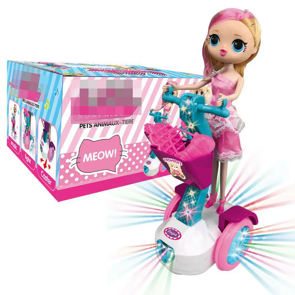 

Children Birthday New Year Girls Gifts DIY Kids For Surprises Toy Dolls Balance Car Electric Light Music Puzzle Toys Toys