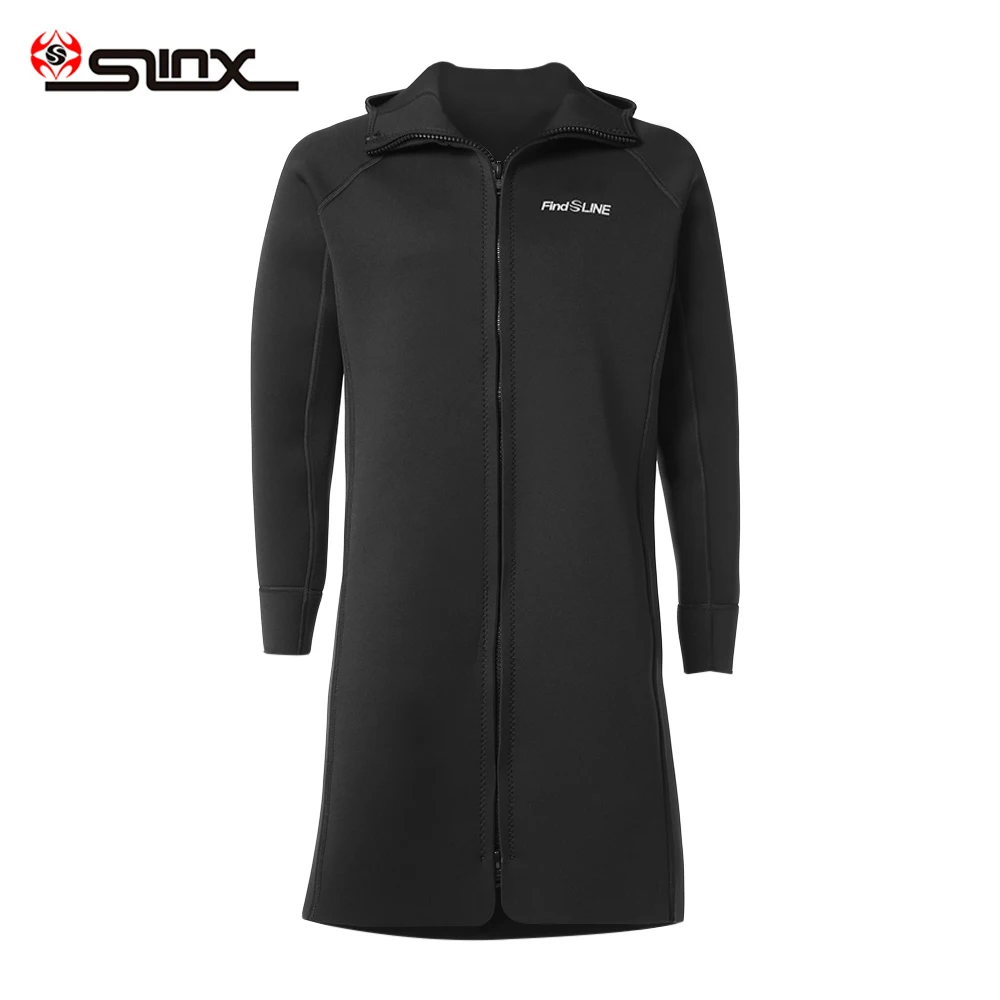 

SLINX 3mm Sunblock NeopreneDiving WetsuitLong Hooded Coat Wetsuits For Diving Snorkeling Surfing Swimming