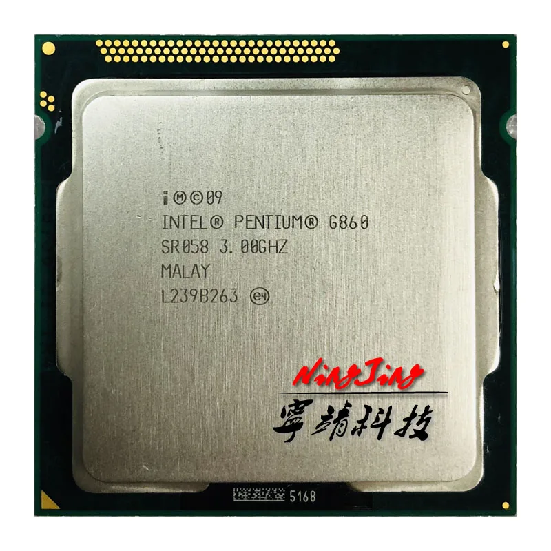 

Intel Pentium G860 3.0 GHz Dual-Core CPU Processor 3M 65W LGA 1155