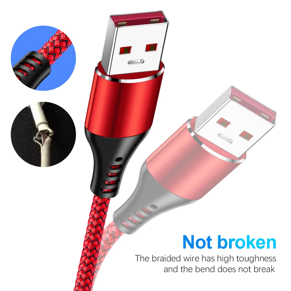 Marjay 5A USB نوع C كابل سريع شاحن سامسونج S9Type-C شحن الهاتف المحمول سلك USB C كابل ل Xiaomi mi9 Redmi ملاحظة
