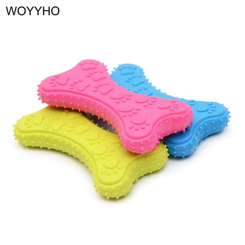 

TPR Solid Rubber Dog Chew Toy Pet Playing Training Supplies Tooth Cleaning Cat Small Dogs Toys