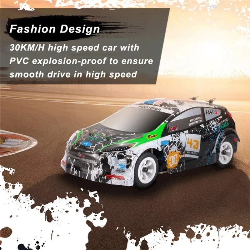 WLtoys 2 4G 4WD 30 км/ч 1/28 RTR версия высокоскоростной Радиоуправляемый грузовик с