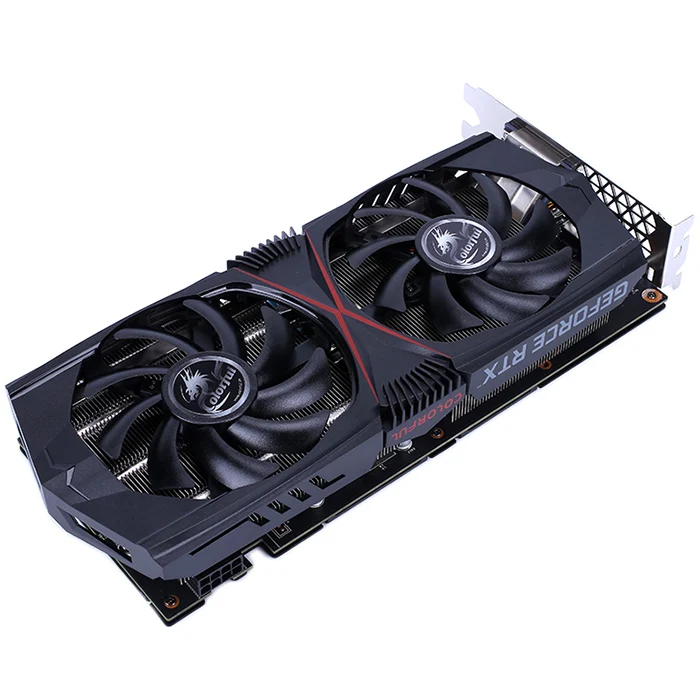 Красочная видеокарта GeForce RTX 2060 6G HA1V Nvidia 1365MHz GDDR6 CUDA Cores 1920 DP/HDMI/DVI|Графические карты|