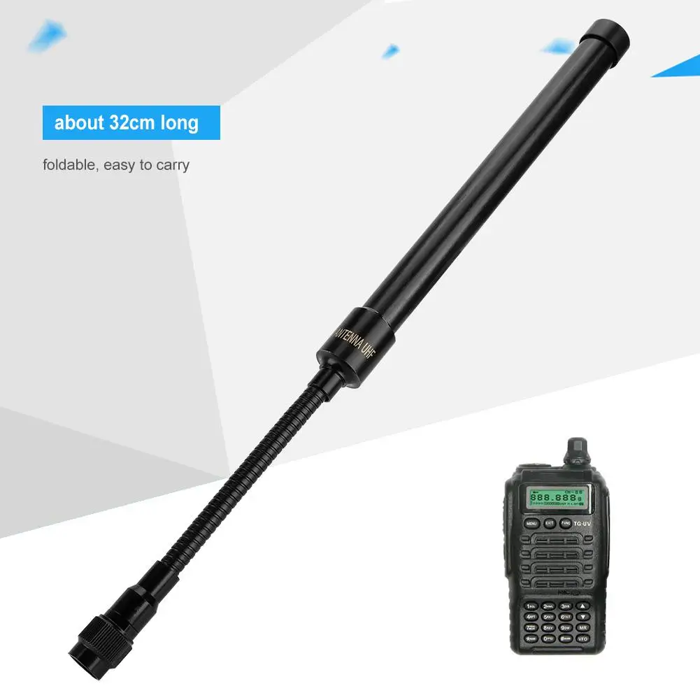 

TNC Head Wirless Tactical Gooseneck Antenna Folding Tactical handheld Radio Antenna Two-way