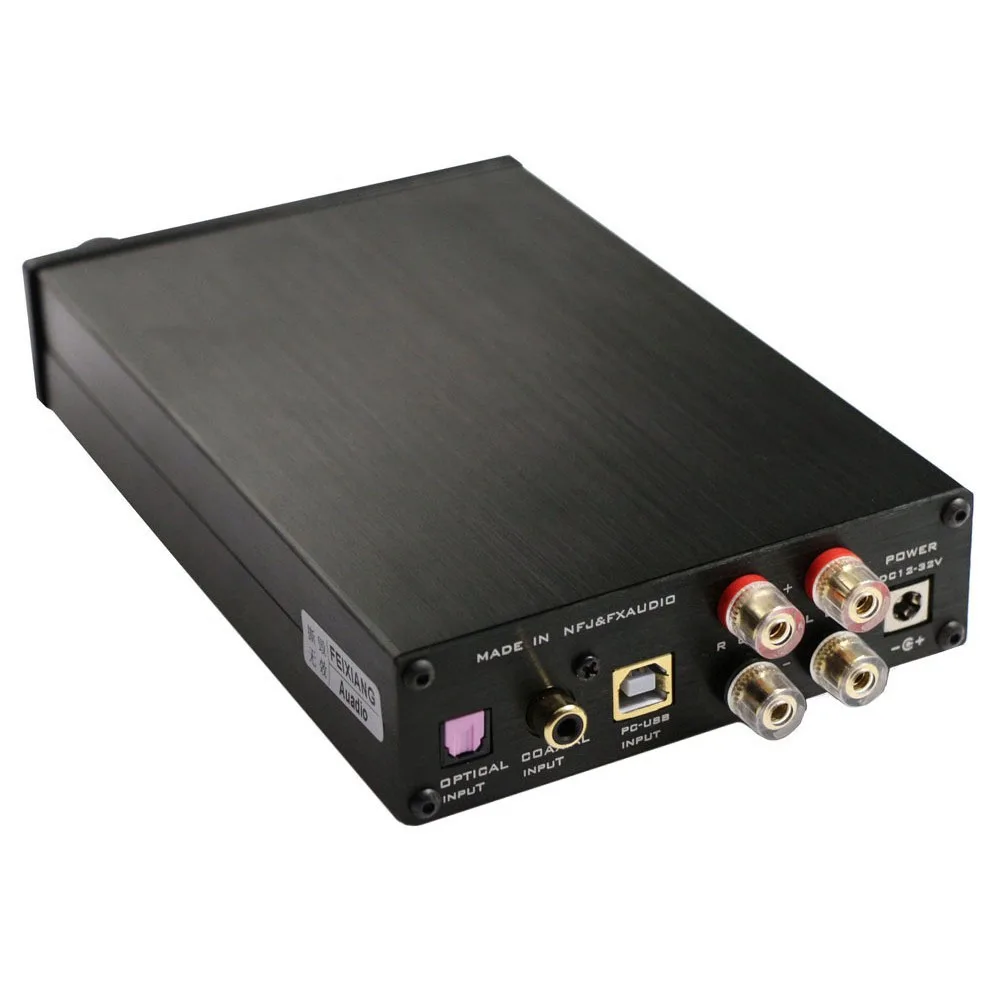 Топ NFJ и FXAUDIO аудио FX D802 80Wx2 192 кГц коаксиальный/оптический/USB Класс D Цифровой