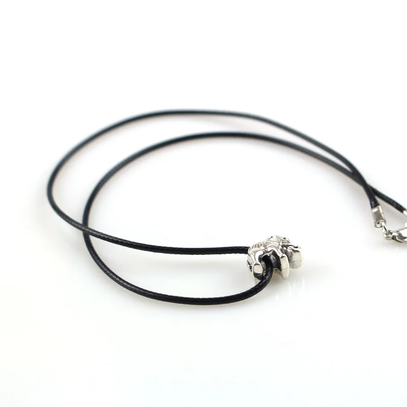 

2018 Fashion New lovely Silver Small Rubber Necklace Vintage Fashion Alloy Ladies Necklace women Yoga Necklace Collar de mujer