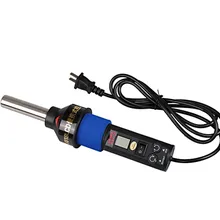 8018 lcd 110V US Plug 450 градусов lcd регулируемые Электронные тепловые пистолеты IC SMD-BGA паяльная станция с 4 насадками