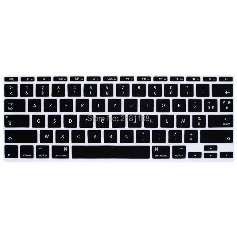Французская версия для США силиконовый чехол клавиатуры защитный Mac Book Air 11 6