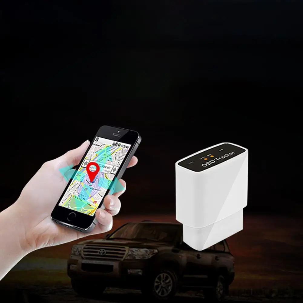 Buy BEESCLOVER OBD2 Car GPS Tracker Real time Locator